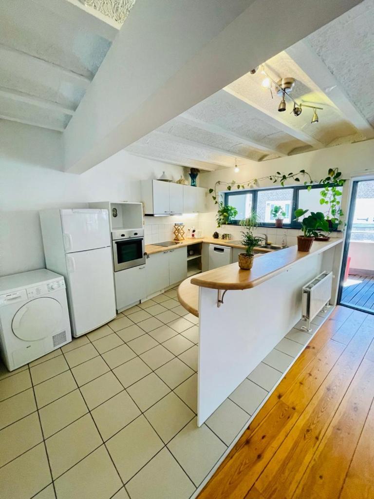 Down Town Oasis-Spacious Loft With Private Parking Bruxelles Esterno foto
